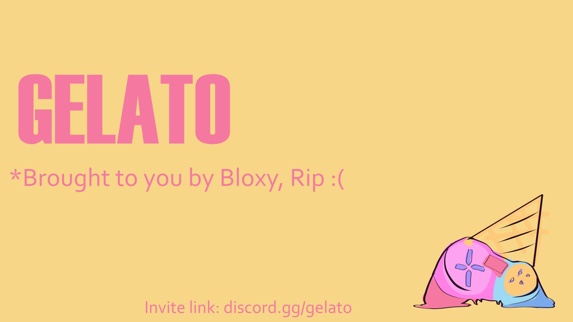 Discovery splash banner for 🍨GELATO | Roblox | Hangout Discord server