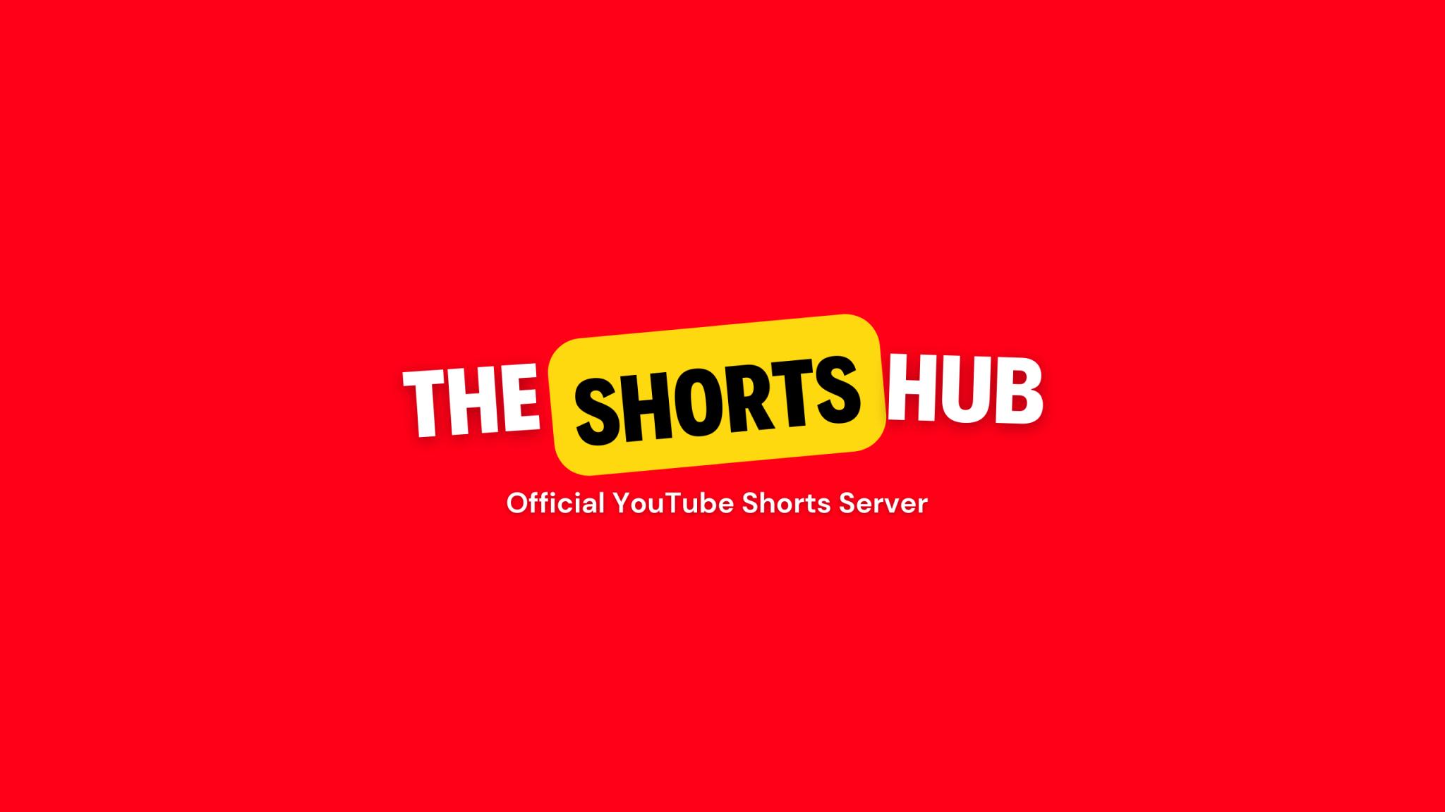 Discovery splash banner for Shorts Hub π Community Discord server