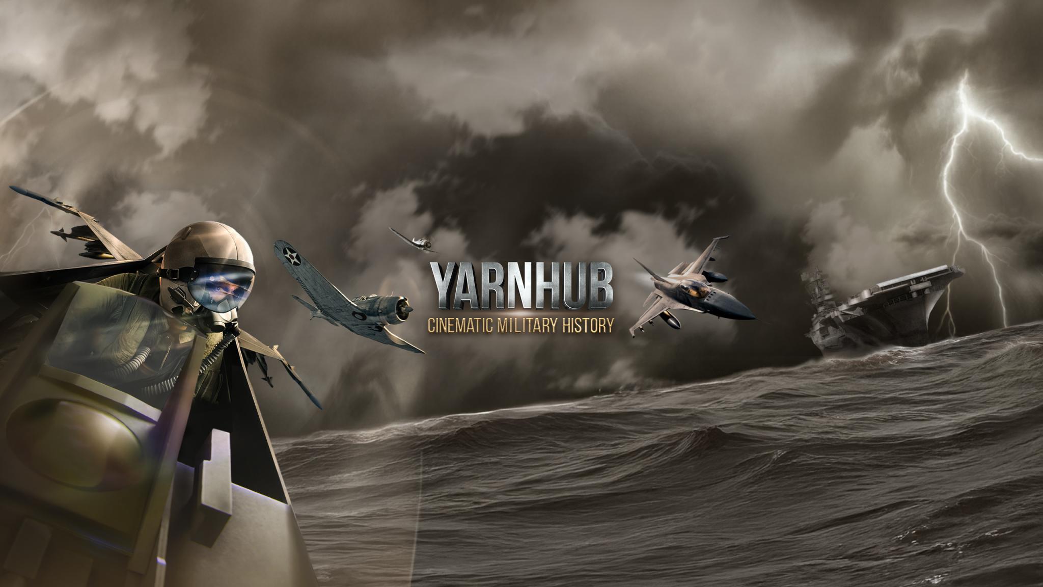 Discovery splash banner for Yarnhub Discord server