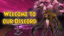 Discovery splash banner for Official Wizard101 Discord server