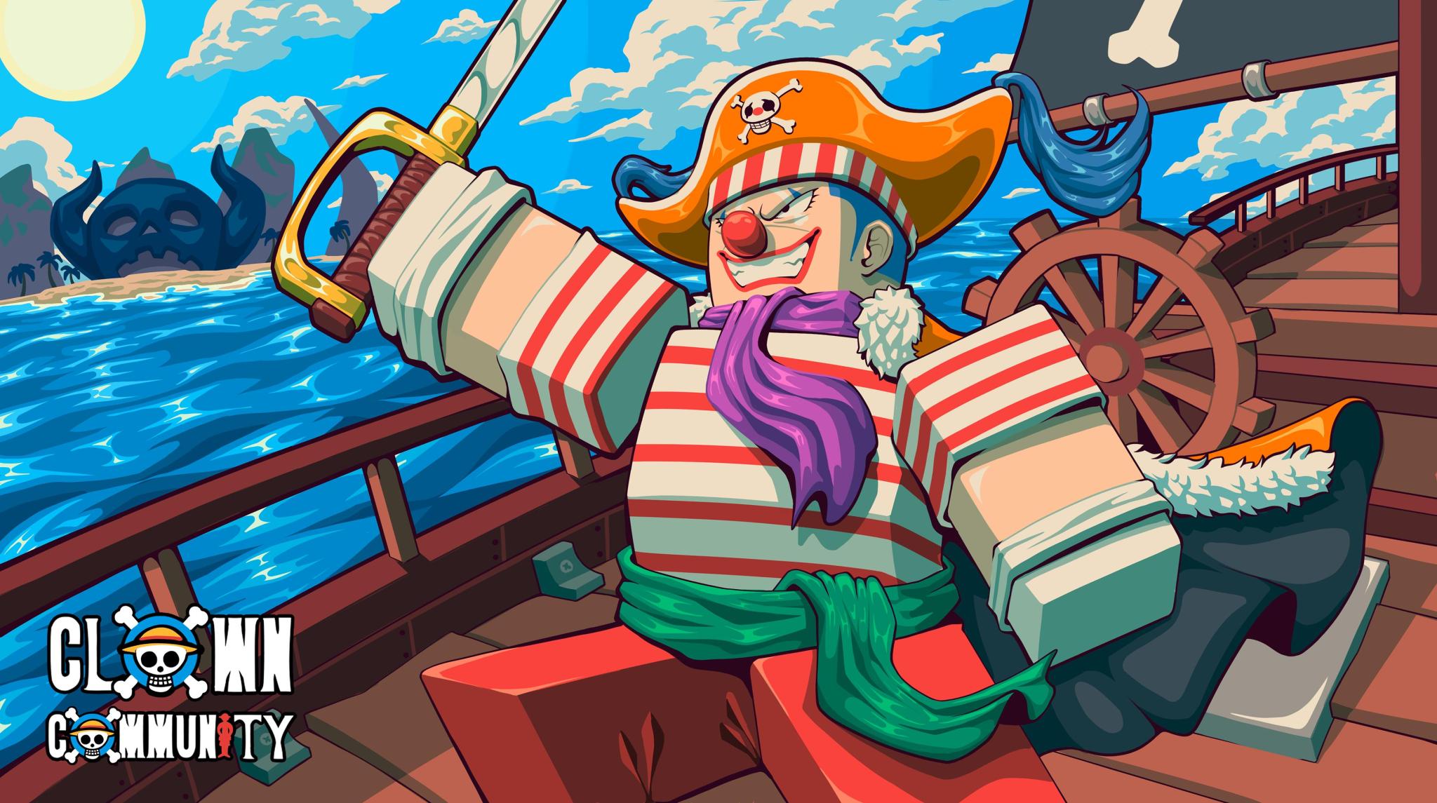 Discovery splash banner for Clown Community | Blox Fruits | Efootball | Roblox Discord server