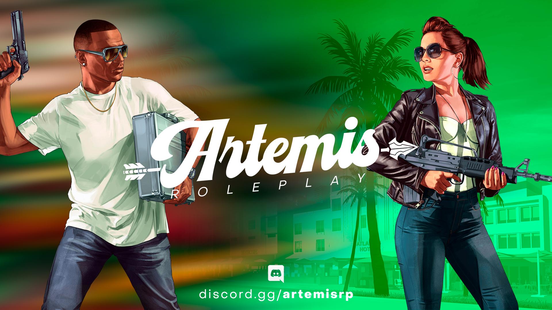 Discovery splash banner for 🏹 ARTEMIS ROLEPLAY LUGLIO 🏹 Discord server