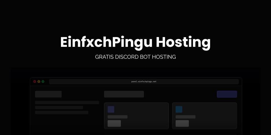 Discovery splash banner for EinfxchPingu × Coding & Gratis Hosting Discord server