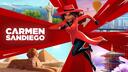 Discovery splash banner for Carmen Sandiego Discord server