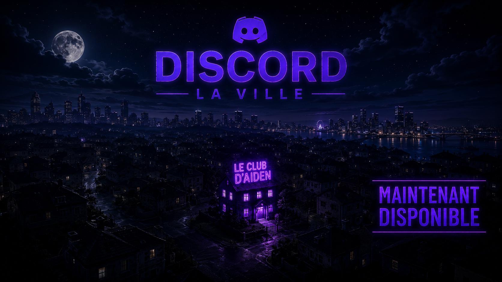 Discovery splash banner for LE CLUB D'AIDEN Discord server