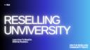 Discovery splash banner for Reselling University Discord server