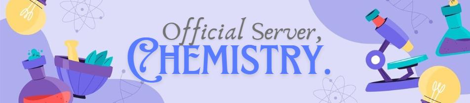 Discovery splash banner for Chemistry Discord server