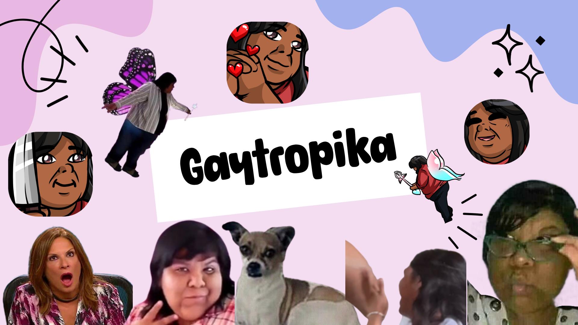 Discovery splash banner for Gaytropika. Discord server