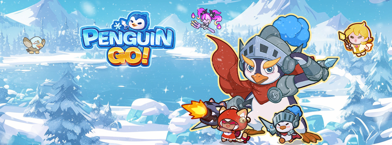 Discovery splash banner for Penguin GO! Discord server