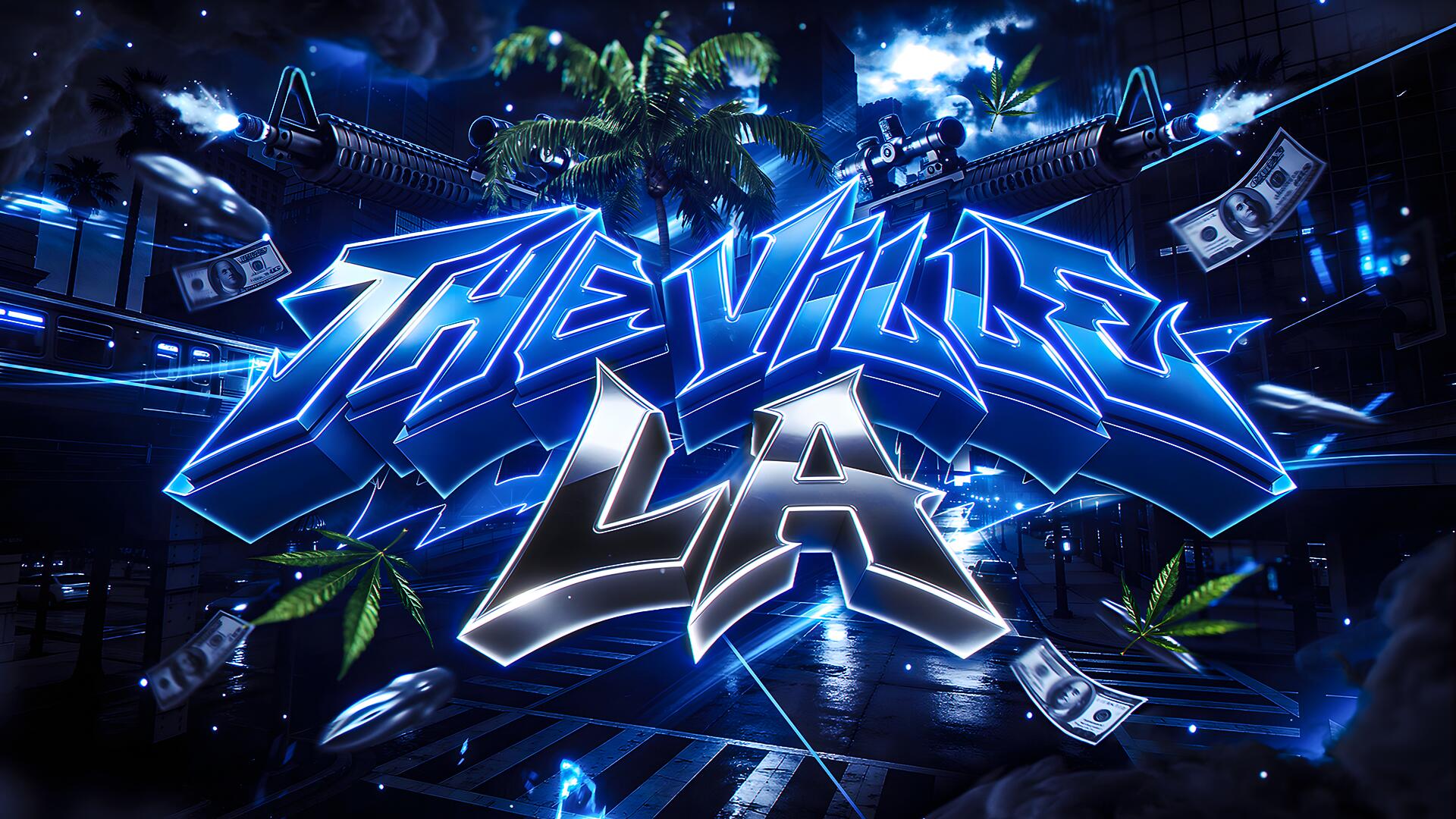 Discovery splash banner for The Ville LA Discord server