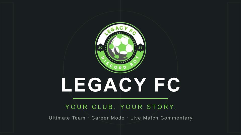 Discovery splash banner for Legacy FC Discord server