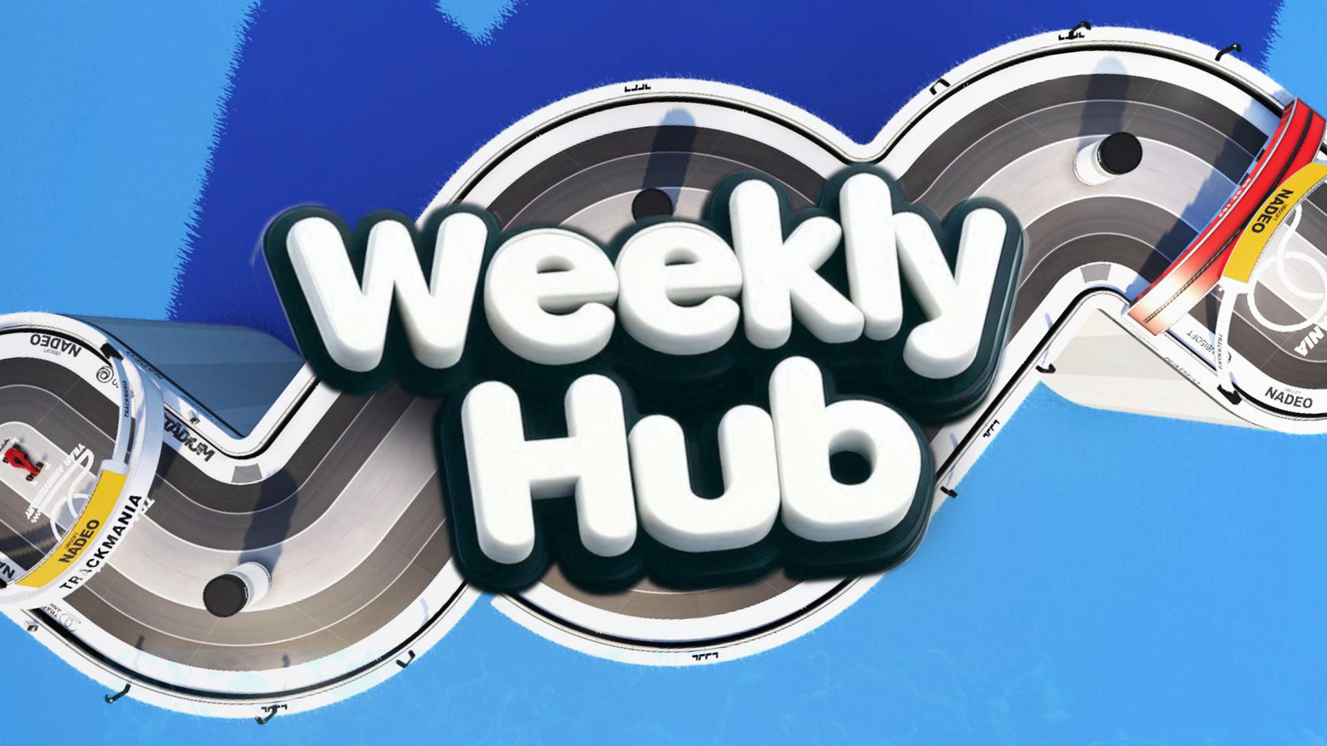 Discovery splash banner for Weekly Hub Discord server