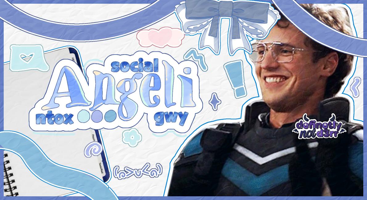 Discovery splash banner for (✿ᴗ͈ˬᴗ͈) αngeli 🎐 giveaways ♡ emotes ⁘ social Discord server