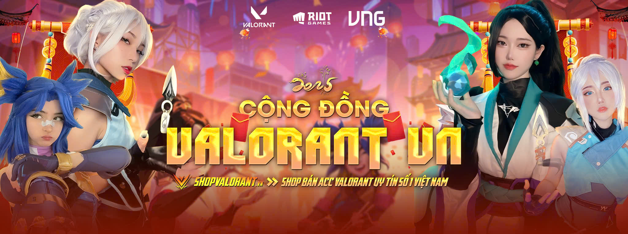 Discovery splash banner for 👑CỘNG ĐỒNG VALORANT VN👑 Discord server