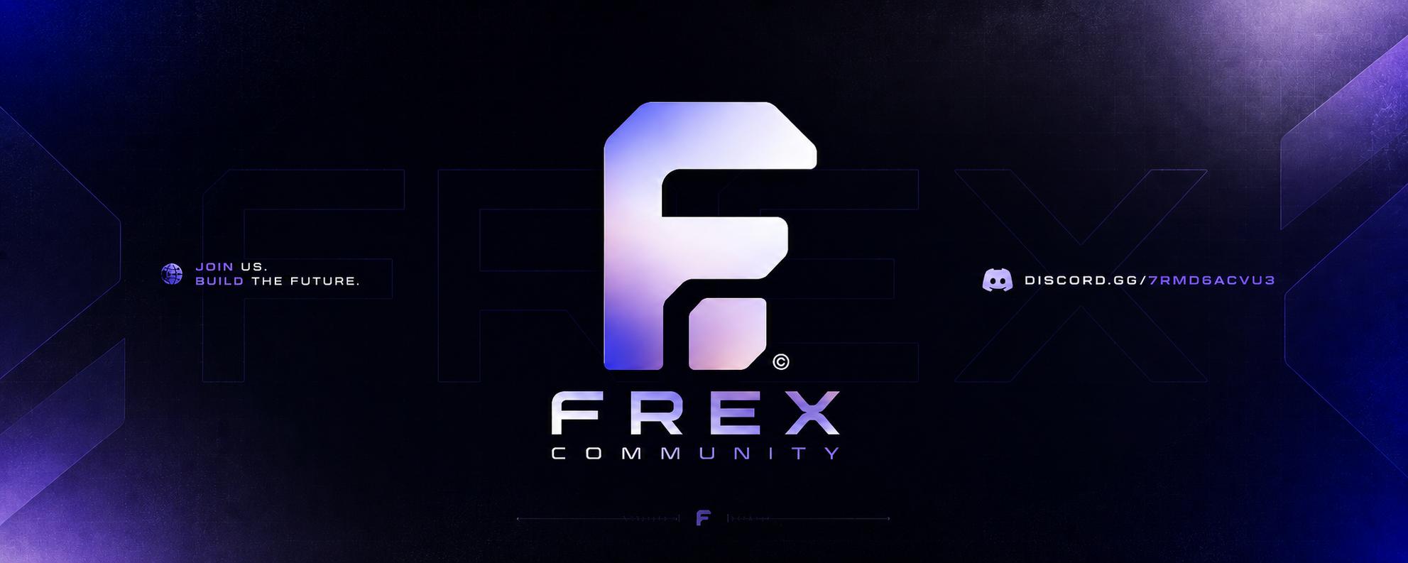 Discovery splash banner for Frex Community 10k™ Discord server