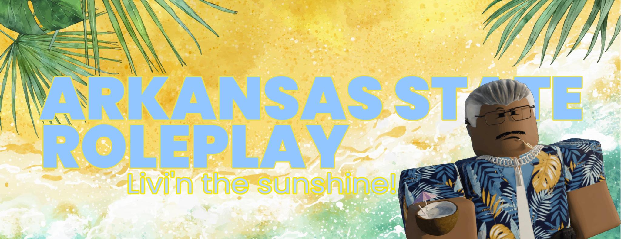 Discovery splash banner for Arkansas Roleplay Discord server