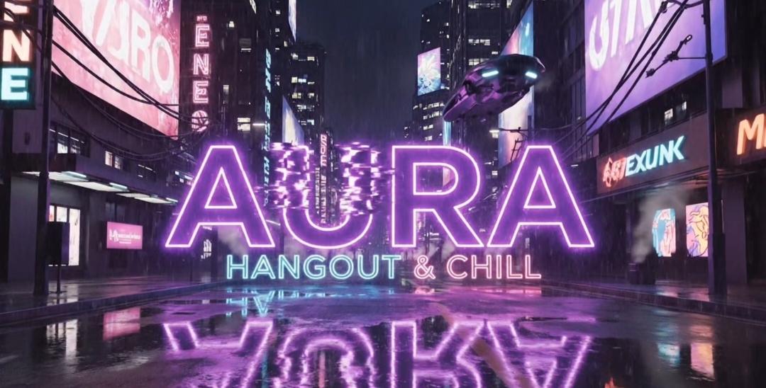 Discovery splash banner for AURA | ACTIVE VCs Community • Hangout • Gaming ( Social ) Masti • Chilling Discord server