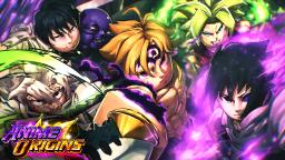 Discovery splash banner for Anime Origins | Roblox Discord server