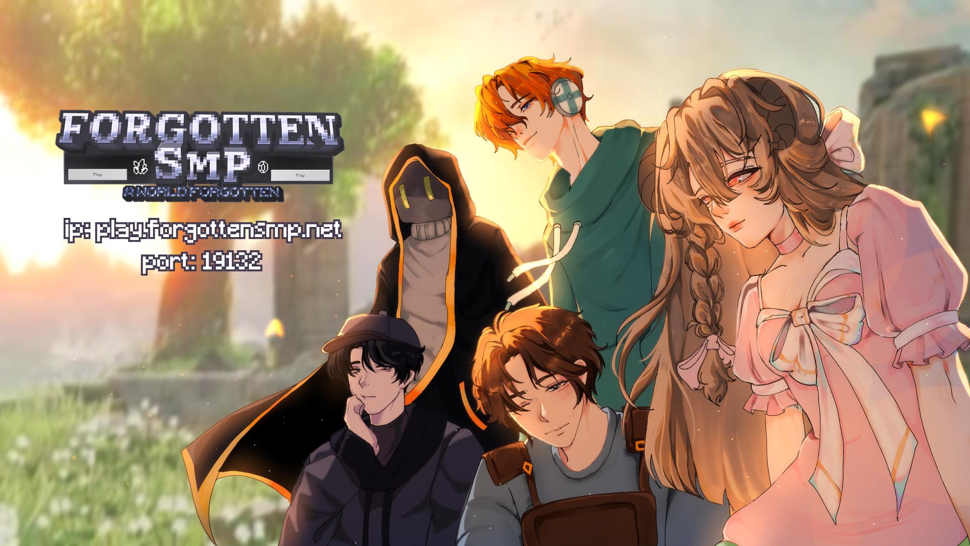 Discovery splash banner for forgotten smp : ̗̀➛ Discord server