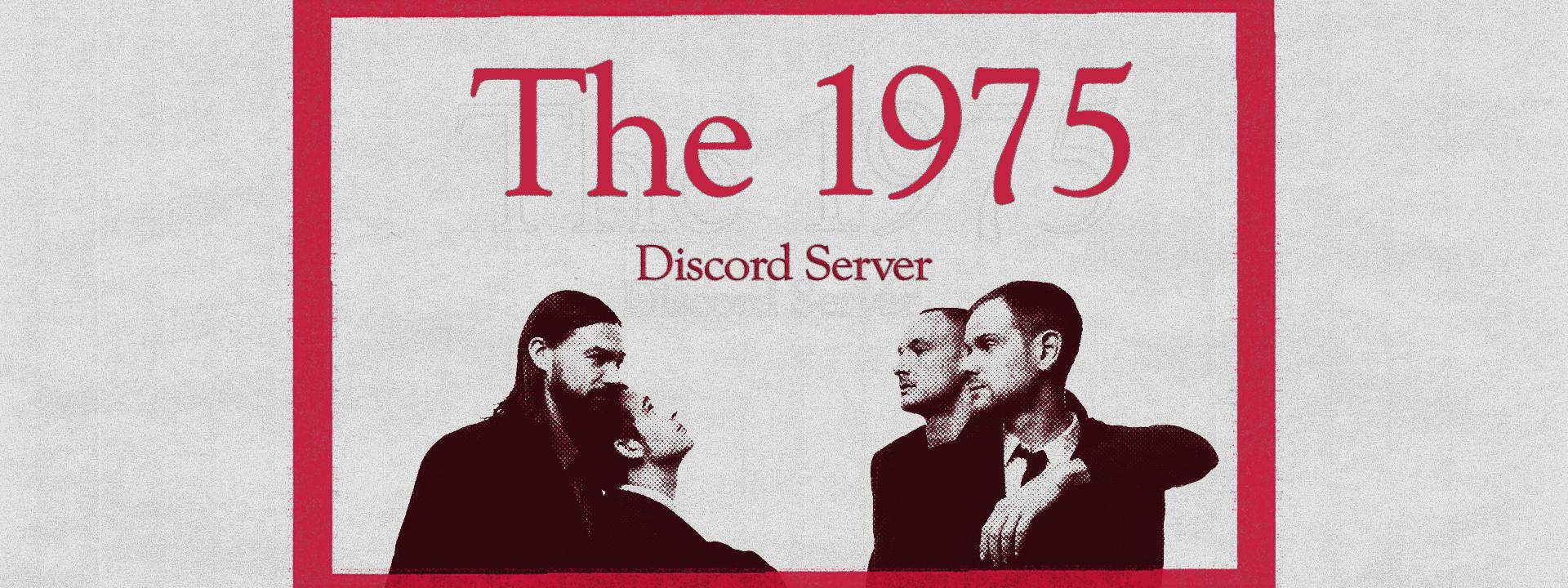 Discovery splash banner for The 1975 Discord server