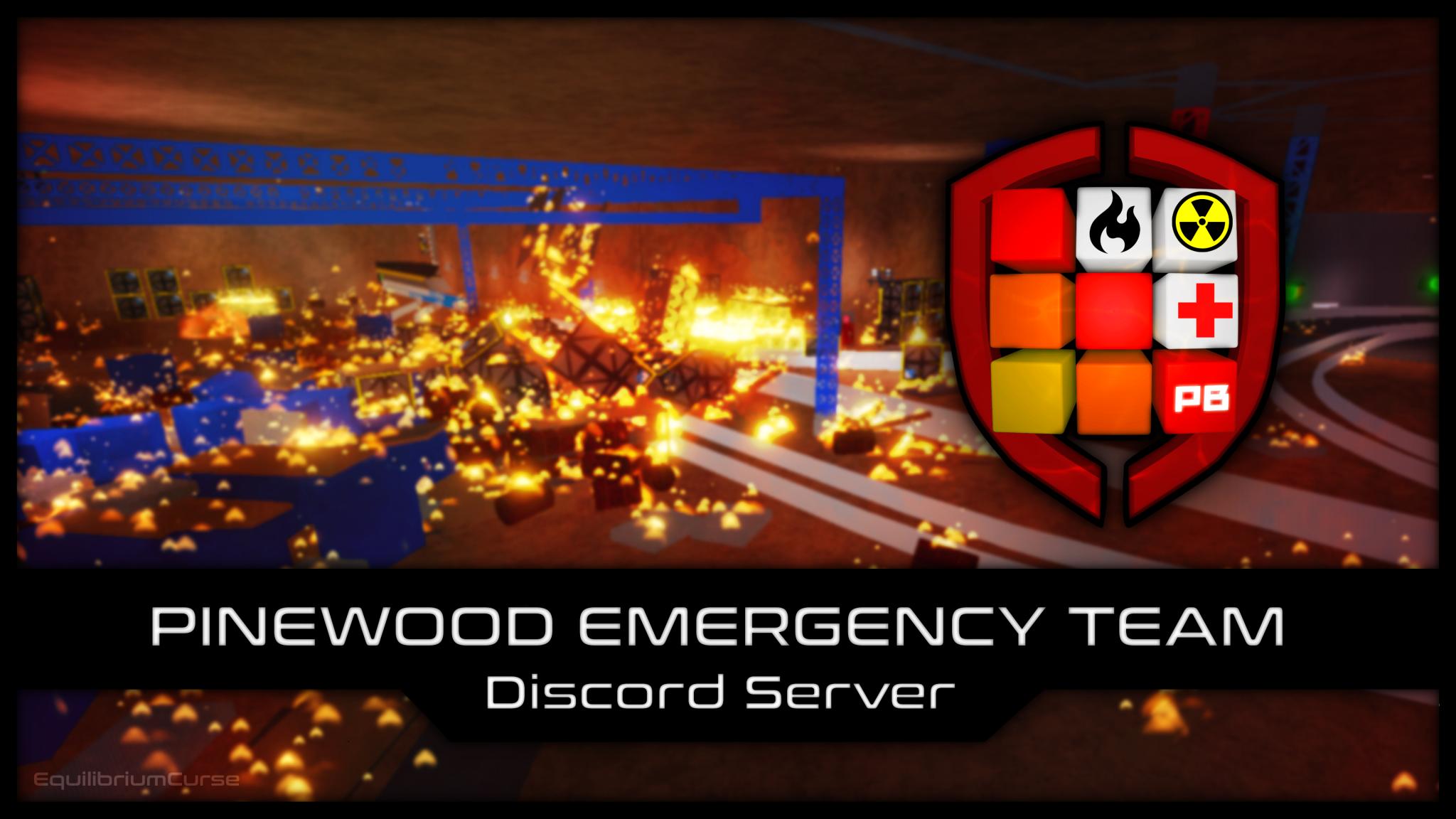Discovery splash banner for Pinewood Emergency Team Discord server