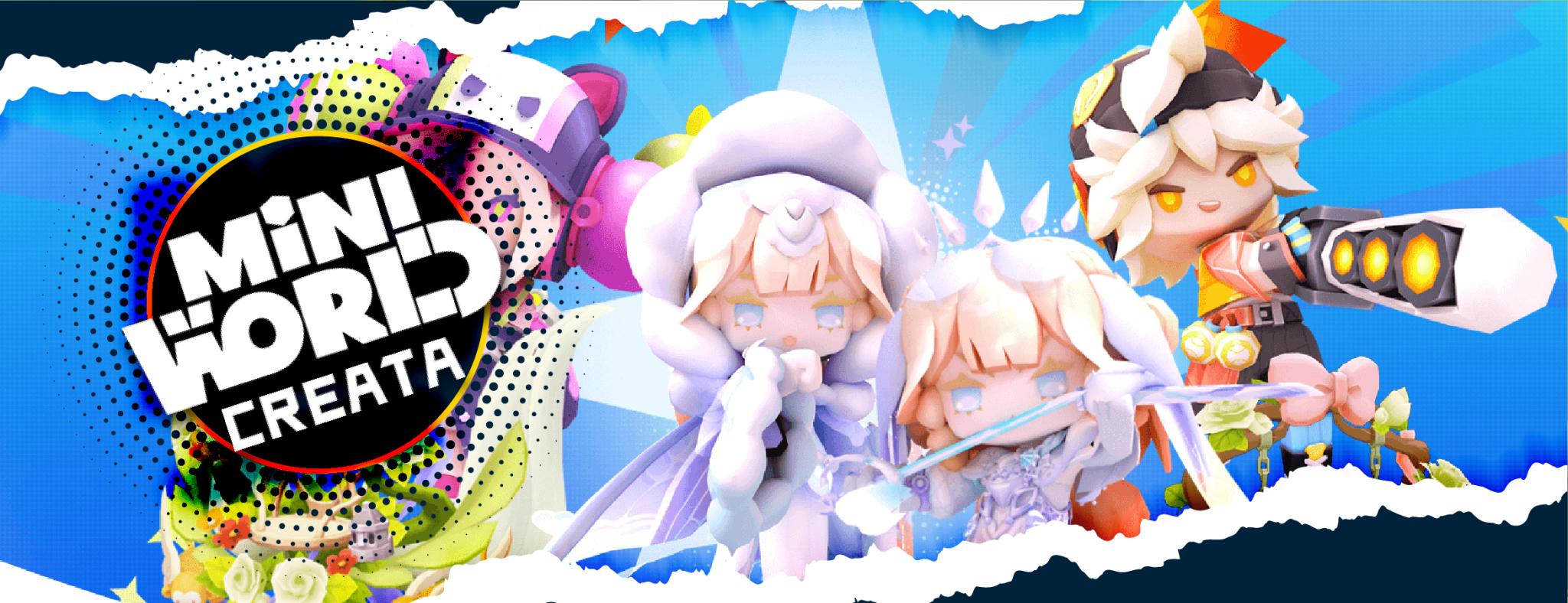 Discovery splash banner for Mini World Creata Hispanohablante Discord server