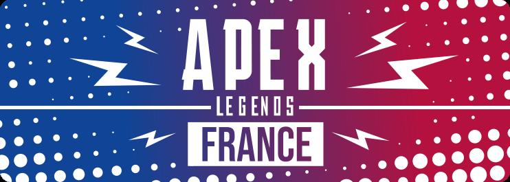 Discovery splash banner for Apex Legends France Discord server