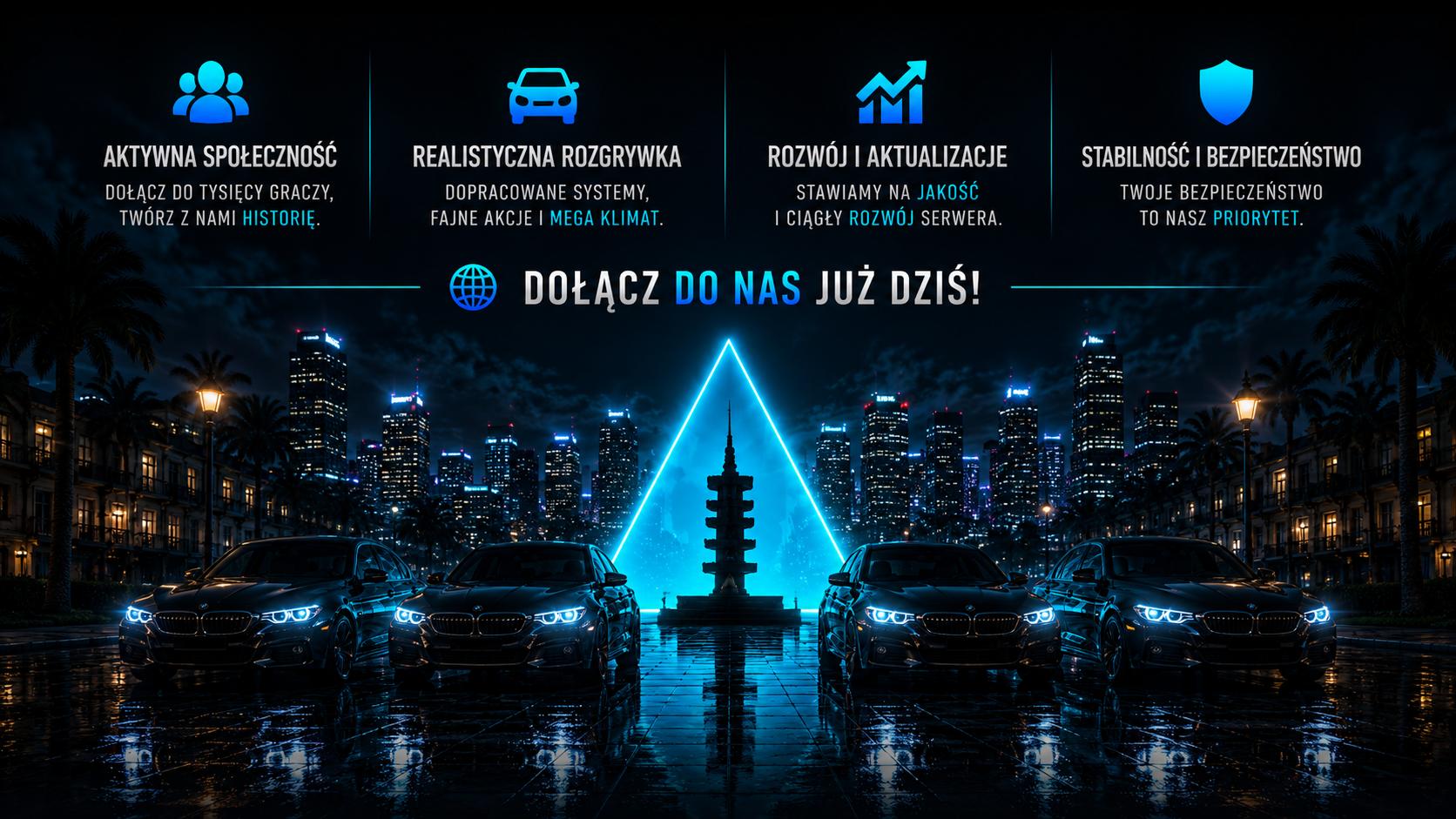 Discovery splash banner for AdrenalinaRP | NOWA EDYCJA 07.08 20:00 Discord server