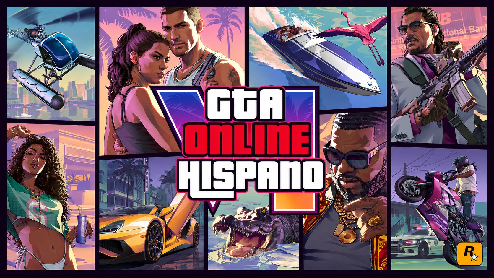 Discovery splash banner for GTA ONLINE HISPANO Discord server