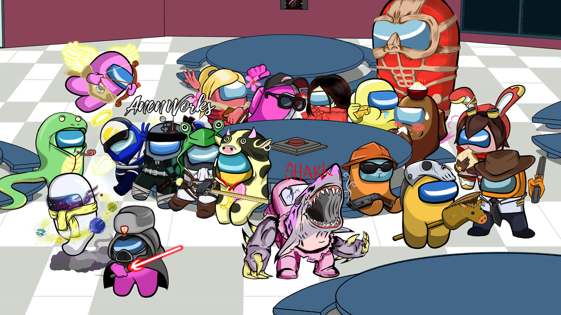 Discovery splash banner for AnonWorks Fam | .gg/anonworks Discord server
