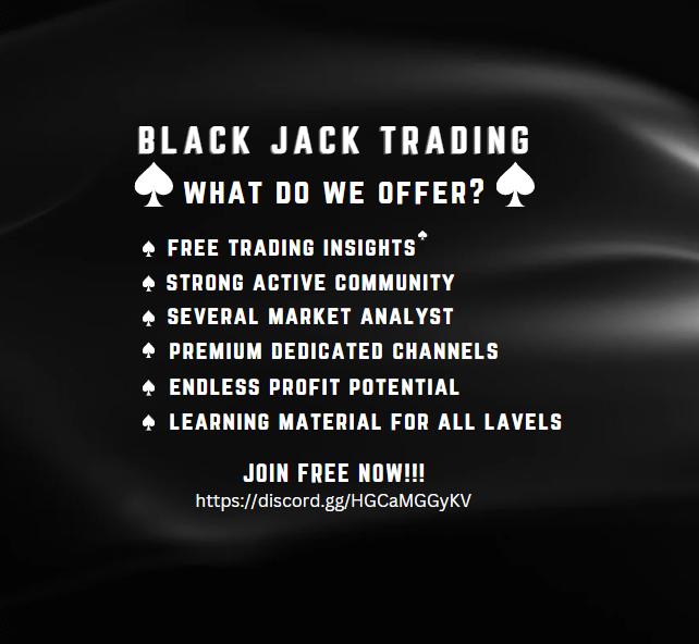 Discovery splash banner for BlackJackTrading Discord server