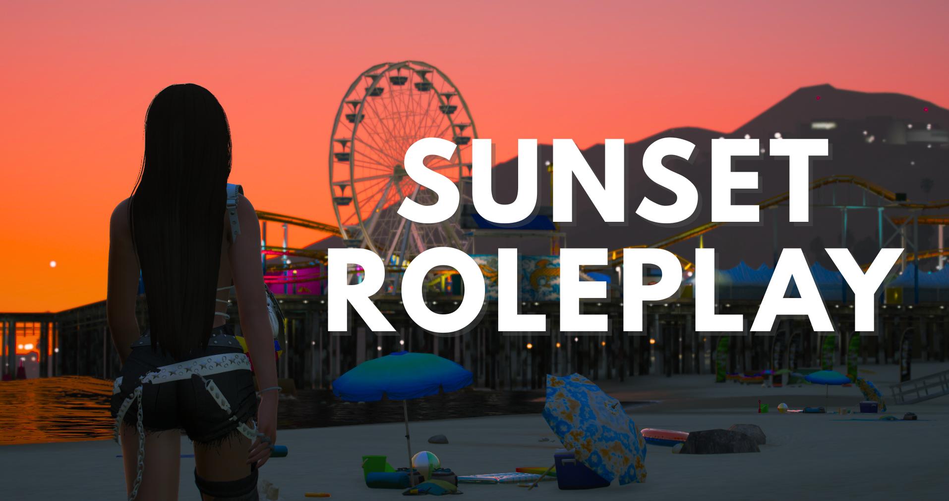 Discovery splash banner for SunsetRP Discord server