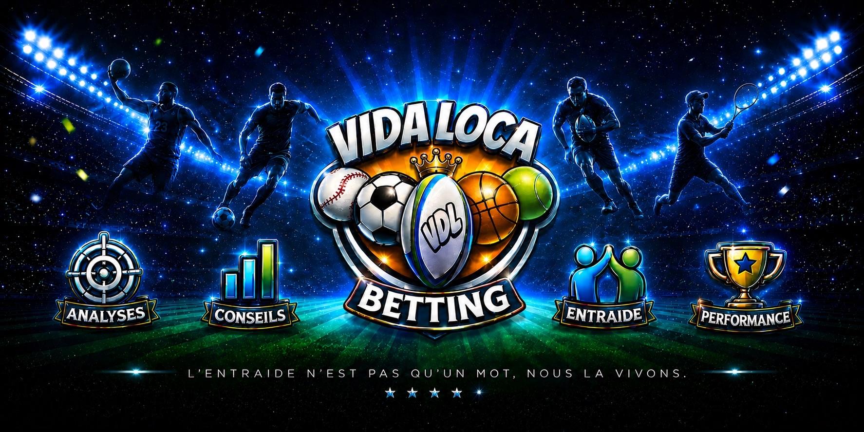 Discovery splash banner for Vida Loca | Paris Sportif Discord server