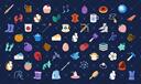 Discovery splash banner for Milky Way Idle Discord server