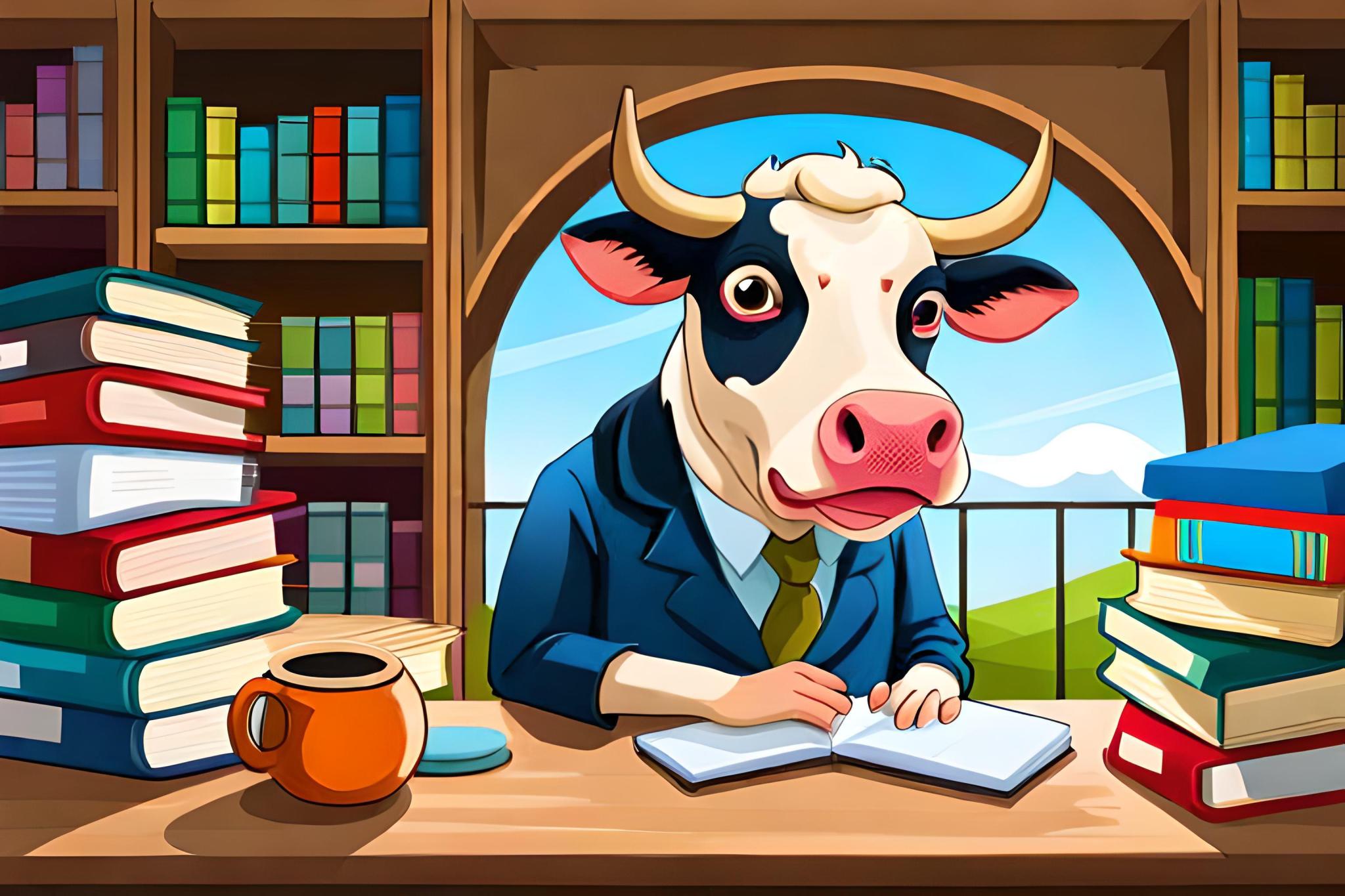 Discovery splash banner for Akademik Cows Discord server