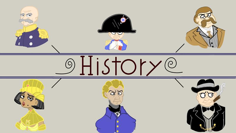 Discovery splash banner for History of Everything Discord server