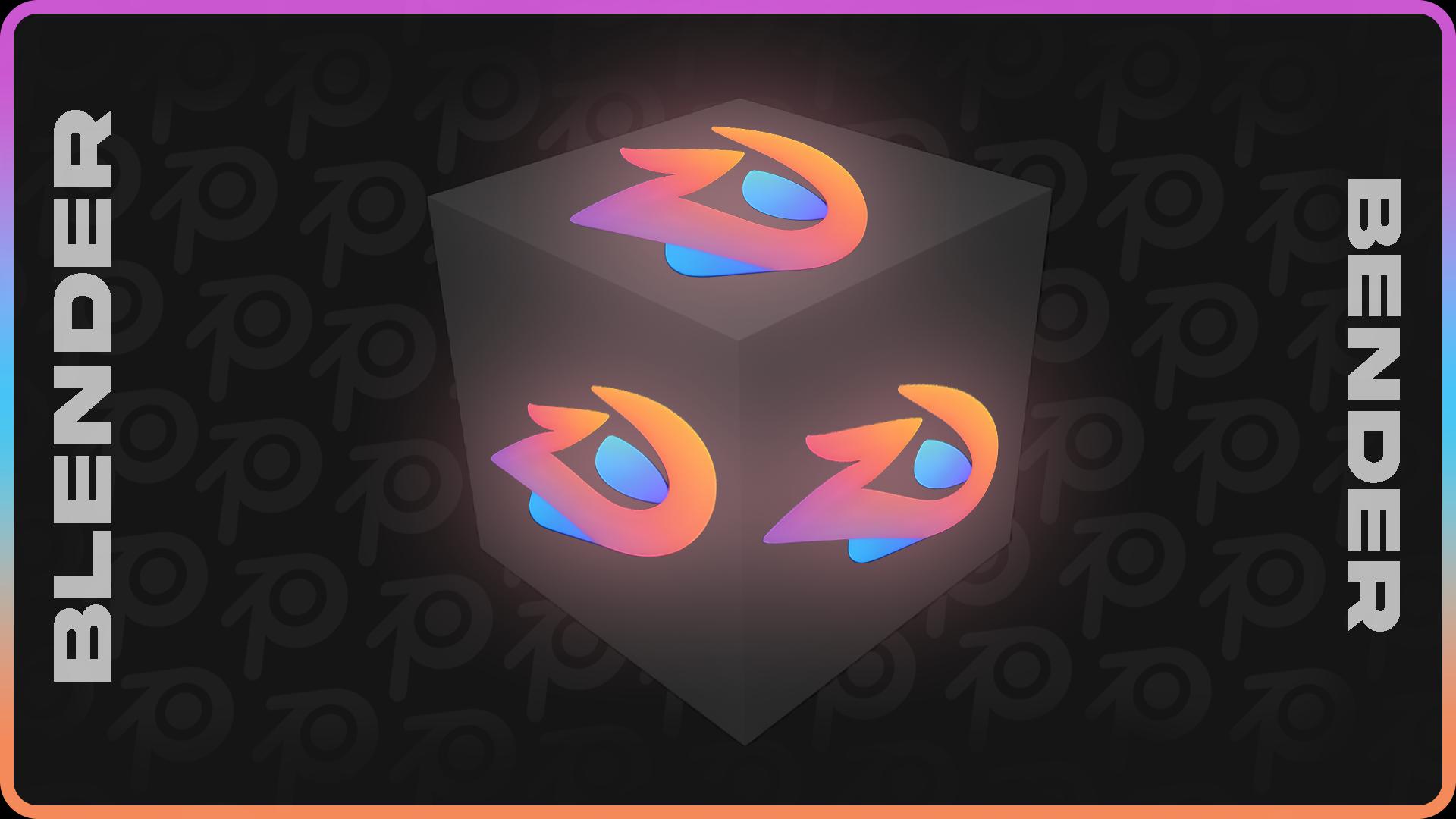 Discovery splash banner for Blender Bender 3D Discord server