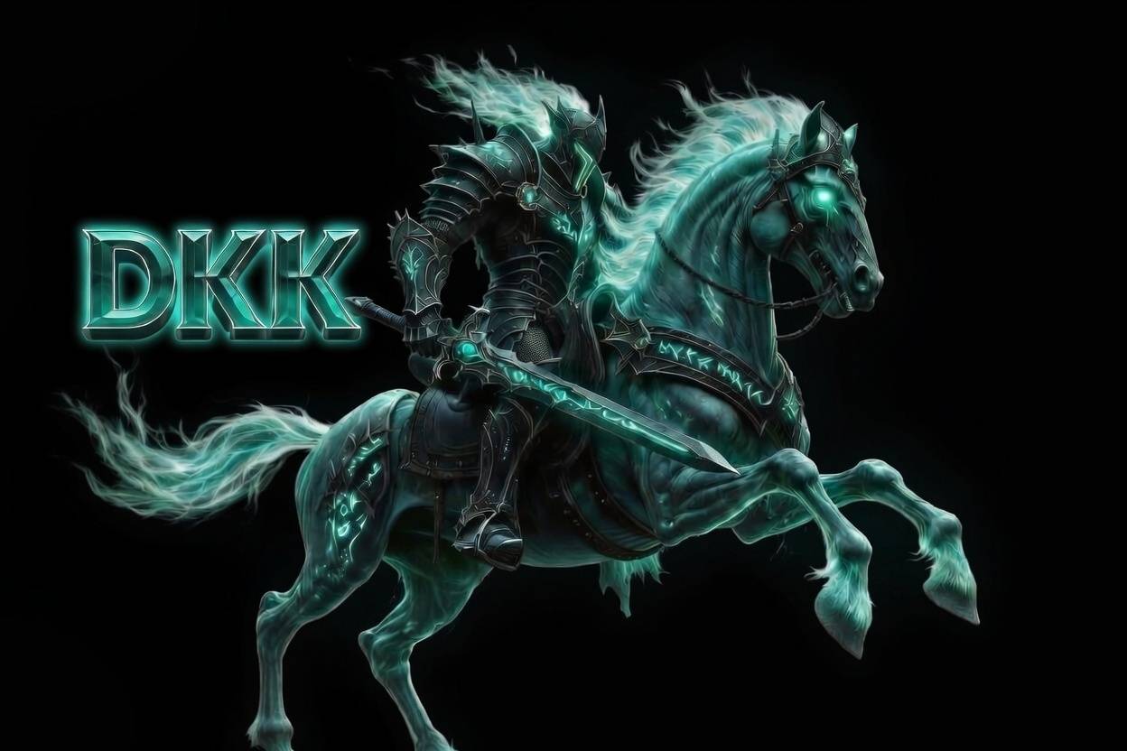 Discovery splash banner for Death Knight Kingz Discord server