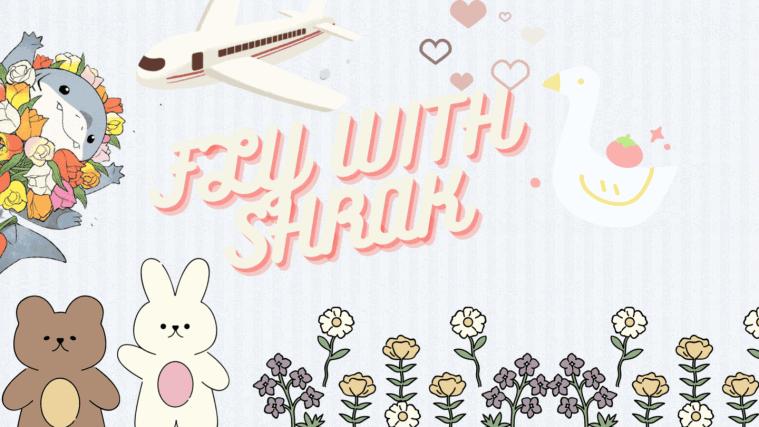 Discovery splash banner for 〔🌟〕 Fly With Shark ゛╱(. Discord server