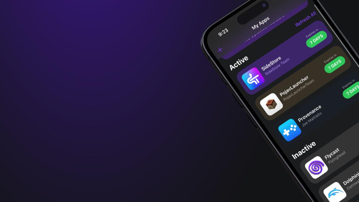Discovery splash banner for SideStore Discord server
