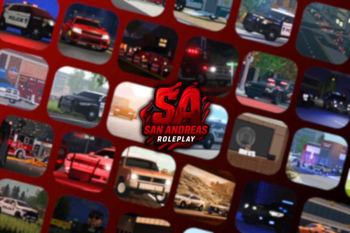 Discovery splash banner for San Andreas Roleplay Discord server
